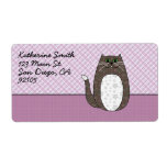 'Gray Folk Art Cat' labels