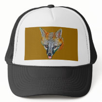 Gray Fox Drawing hats