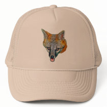 Gray Fox Drawing hats