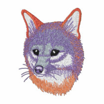 Gray Fox embroidered shirts