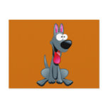 Gray Funny Dog Post Cards