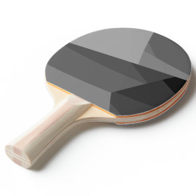 Gray Geometric Blocks Ping Pong Paddle Ping-Pong Paddle