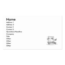 Gray Goalie Save Business Card