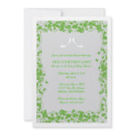 Gray &amp; Green Shoes Bridal Shower Invitation