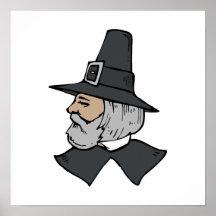 Gray Haired Pilgrim Poster