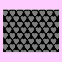 Gray Hearts postcards