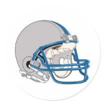 Gray Helmet Stickers