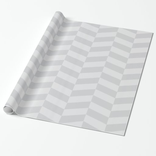 Gray Herringbone Wrapping Paper Zazzle