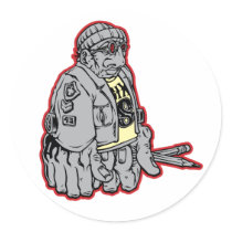 Gray Homie stickers by andyhowell Gray Homie stickers