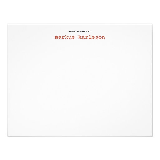 GRAY HORSES Personal Stationery/Notecard Custom Announcement