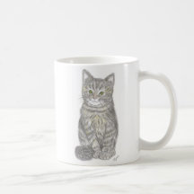 Gray Kitten Mug