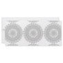 Gray Lace Design Pattern. Rack Card Template