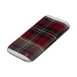Gray Maroon and Black Plaid Samsung Galaxy S Case