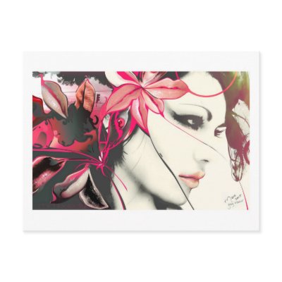 Gray Matter Postcard by Mered1th