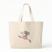 Gray Mouse Ballerina Bag