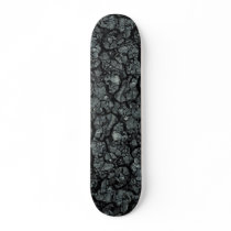 Gray mud with lots of deep cracks skate board
