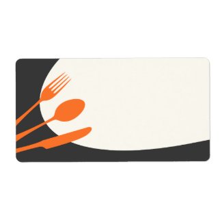 Gray orange blank modern canning baking kitchen