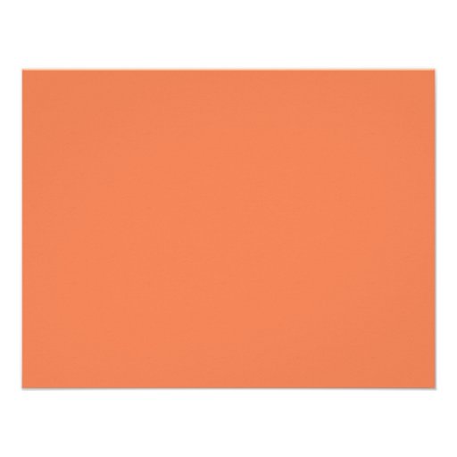 Gray & Orange Wedding Reception ONLY Invitations