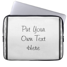 Gray Patchwork Pattern Laptop Computer Sleeves
