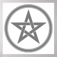 Gray Pentacle Posters