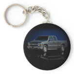 gray Pickup truck Key Chain
