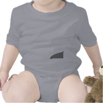 Gray Pirate Skull 2-Sided Infant Creeper