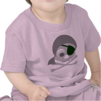 Gray Pirate Skull Infant T-Shirt