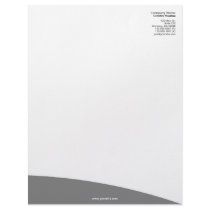 Gray Rolling Hill Letterhead