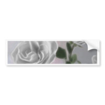 Gray Roses 1 Less Color Artwork bumper stickers