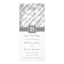 Gray Save the Date Announcements or Invitations