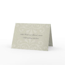 Gray Scroll Formal Wedding Invitation cards by ExclusivelyWeddings Gray Scroll Formal Wedding Invitation cards