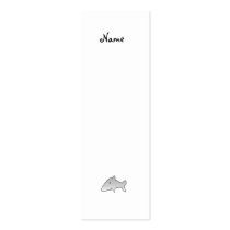 Gray shark business card templates