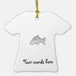 Gray shark ornaments
