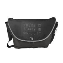 gray simple beauty bag messenger bag
