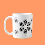 Gray Skull Kaleidoscope mugs
