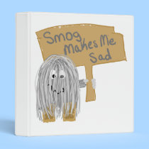 Gray smog makes me sad binders