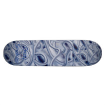 Gray Snakes Skateboard