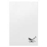 Gray stick and puck stationery paper