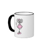 Gray Stick Mouse Ballerina Mug