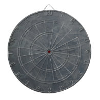 Gray Suede Dartboard