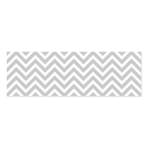 Gray Sweet Heart & Chevron Gift Tags Business Cards (back side)