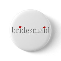 Gray Text Bridesmaid buttons by weddingsareus Gray Text Bridesmaid buttons