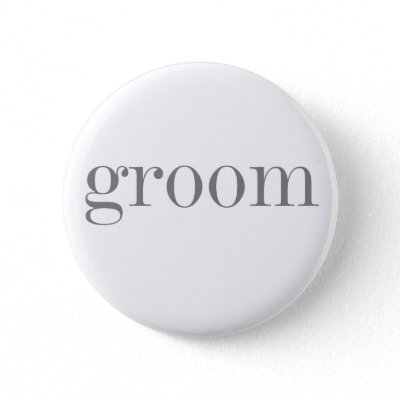 Gray Text Groom   Pin
