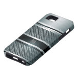 Gray Tones Metal Look Collage-Monogram casemate cases