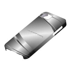 Gray Tones Stainless Steel Metalli Look- Monogram iPhone 5 Cover