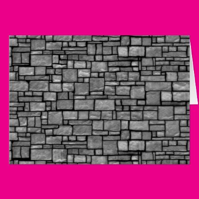 Gray Uneven Stone Wall Greeting Card Zazzle_card Gray Uneven Stone Wall Greeting Card Zazzle_card