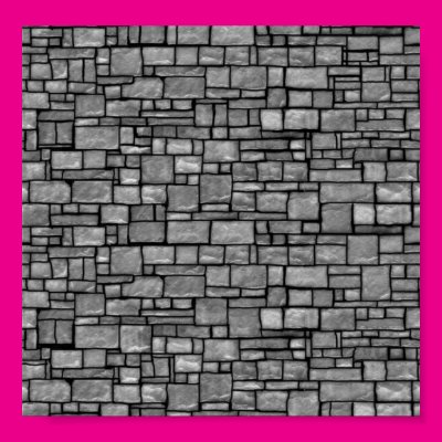 Gray Uneven Stone Wall Poster Zazzle_print