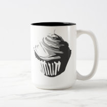 artsprojekt, cupcakes, drink, coffee, gray, vector, tea, cup, Krus med brugerdefineret grafisk design