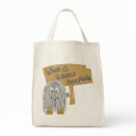 Gray Violence not acceptable Bag