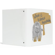 Gray Violence not acceptable Binder